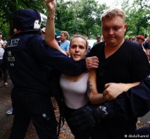 مظاهرات لرفض قيود كورونا في برلين