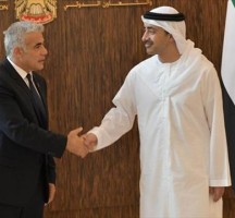 لابيد: الإمارات الشريك المثالي لتحسين العلاقات مع الفلسطينيين