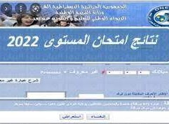 نتائج امتحان المستوى 2022