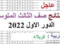 نتائج الثالث متوسط 2022 كربلاء