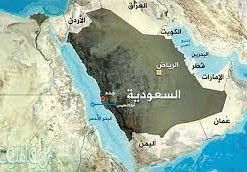 يتدرج سطح المملكة العربية السعودية في الارتفاع بالاتجاه نحو