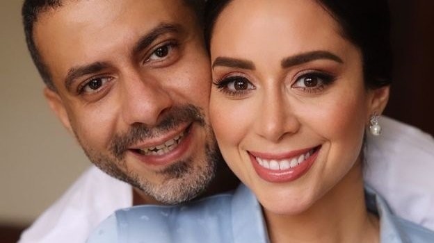 الفنانة بسنت شوقي وزوجها الفنان محمد فراج - أرشيفية