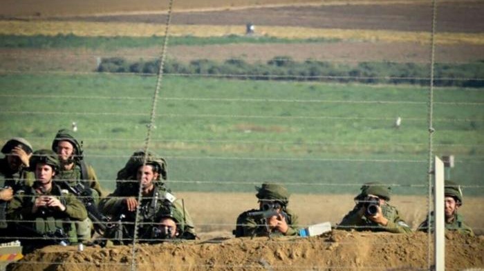 جيش الإحتلال الإسرائيلي على حدود قطاع غزة