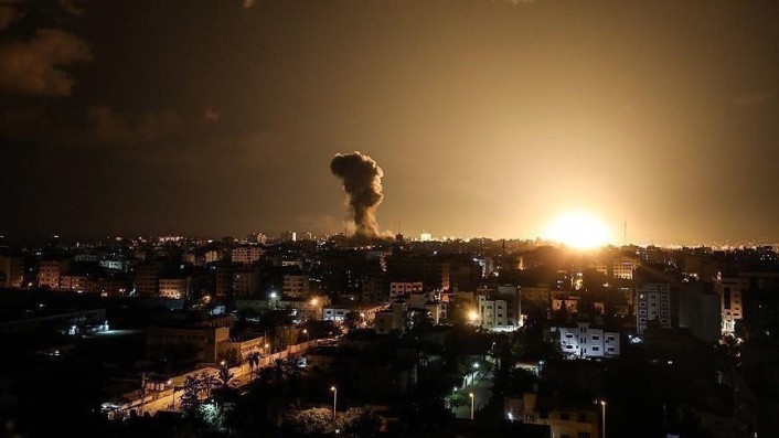 انفجارات في قطاع غزة
