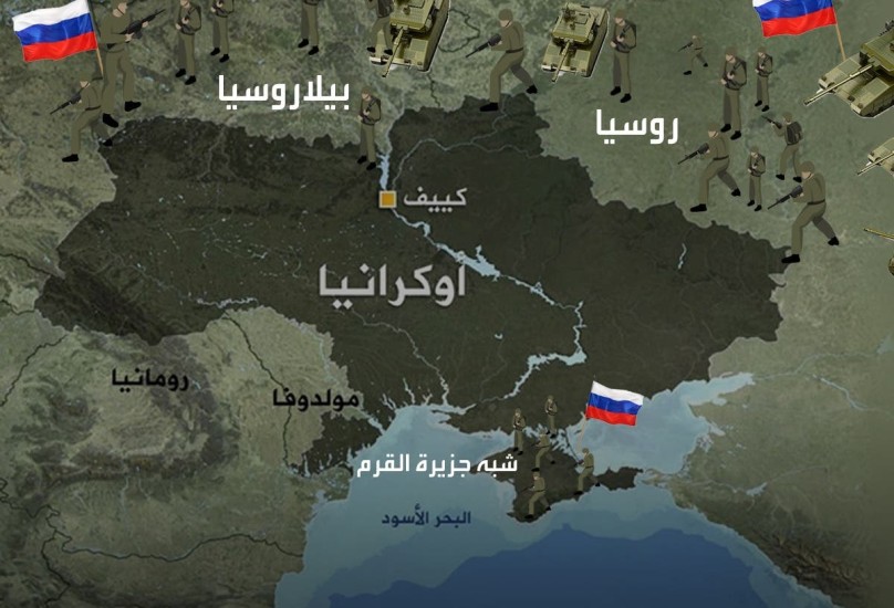 خريطة العالم اوكرانيا